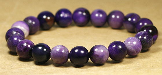 高品質]ミックススギライトブレスレット（約10mm玉） - 埼玉県吉川市の