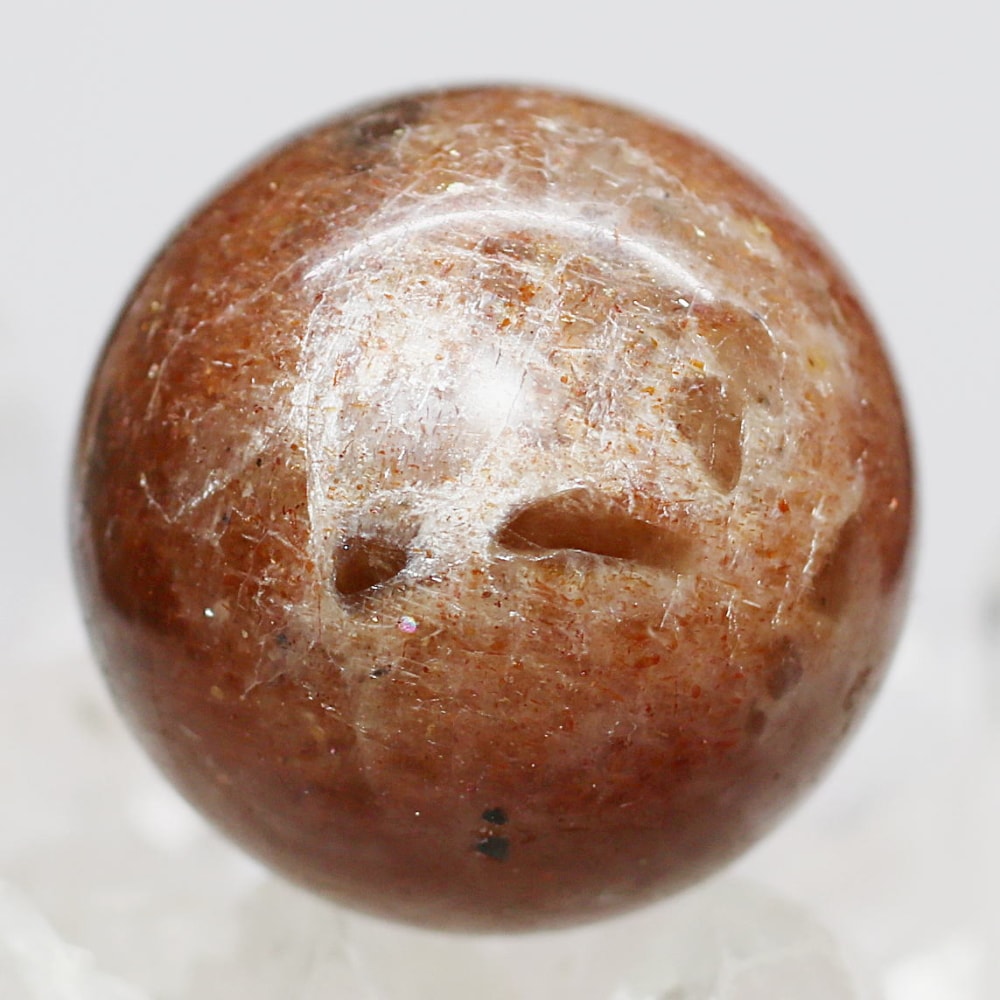 タンザニア産]サンストーン丸玉/スフィア（直径約27.4mm） - 埼玉県