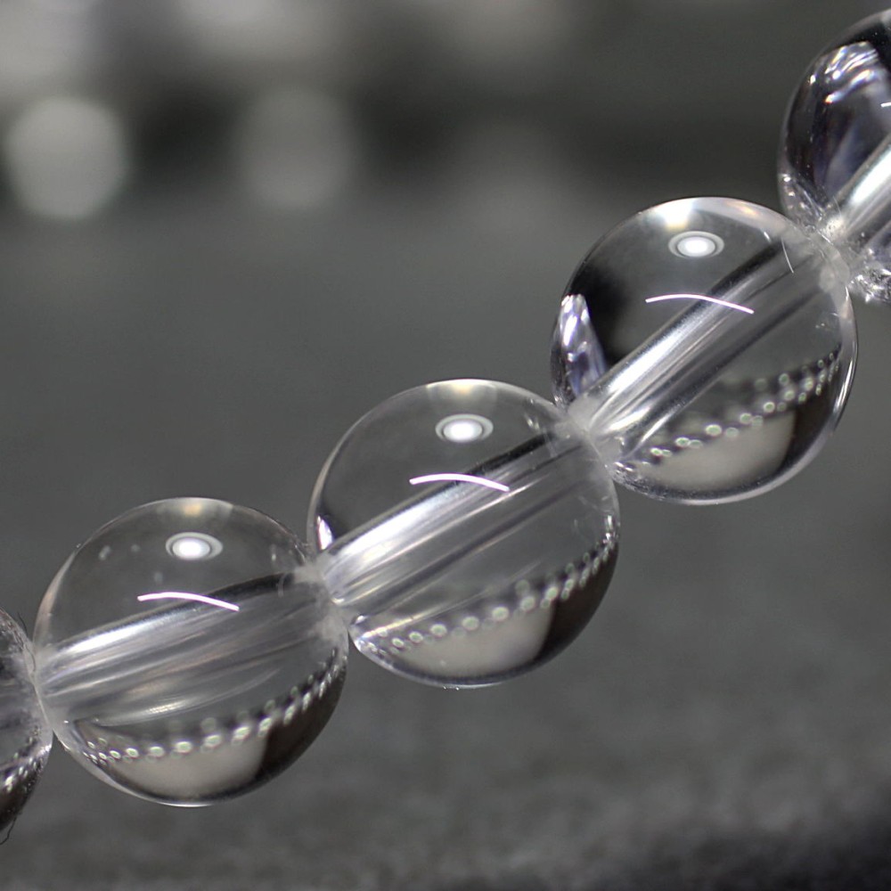 最高品質] ペタライトブレスレット（約8mm玉・鑑別書付） - 埼玉県吉川