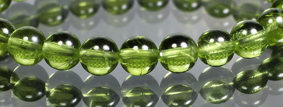 ペリドットブレスレット（約8mm玉） - 埼玉県吉川市の天然石専門店