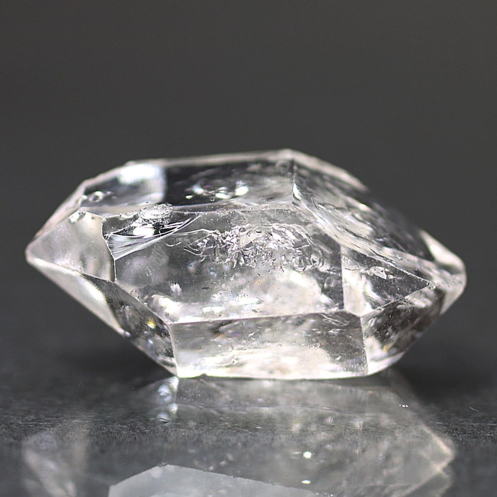 パキスタン産]ダイヤモンドクォーツ原石（パキスタンハーキマー・水