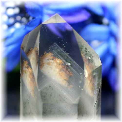 ブラジル産]ファントムガーデンクォーツポリッシュポイント（ガーデン