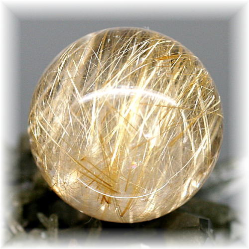 ゴールドルチルクォーツ丸玉/スフィア - 埼玉県吉川市の天然石専門店