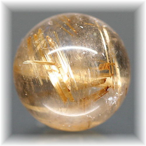 ゴールドルチルクォーツ丸玉/スフィア - 埼玉県吉川市の天然石専門店