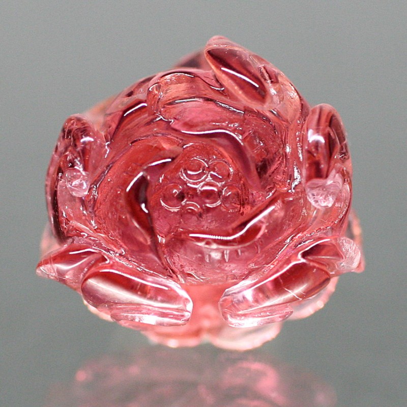 オレンジピンクトルマリン薔薇シェイプ（ルース） - 埼玉県吉川市の