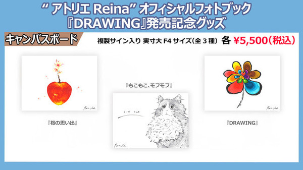 声優・上田麗奈さんのフォトブック『“アトリエReina”オフィシャル