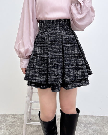 ツイードタックミニフレアSK[品番：INGW0010216]｜INGNI （イング）の