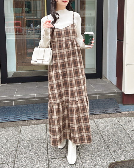 WEB限定】チェックキャミワンピース｜INGNI(イング) 公式通販｜INGNI STORE