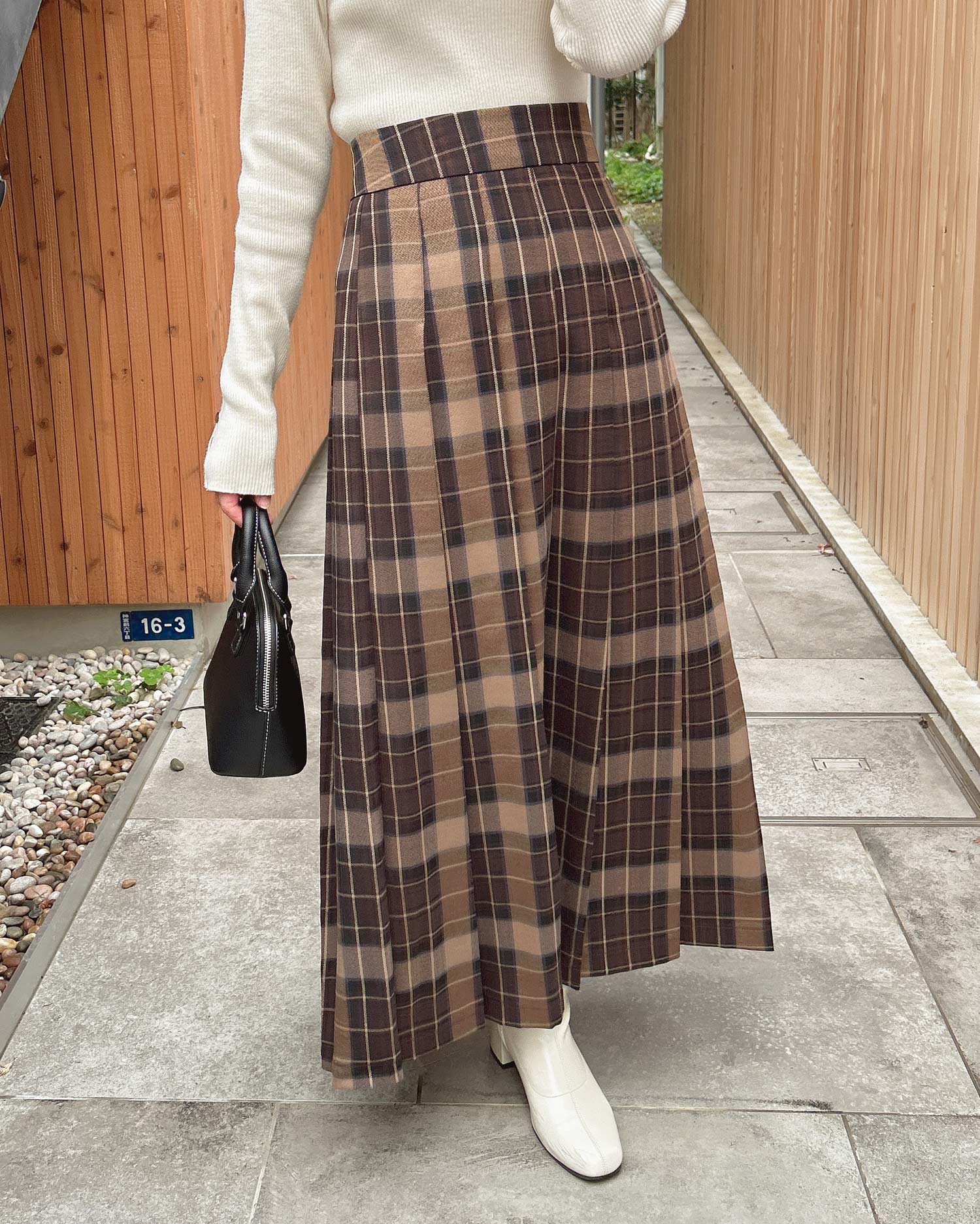 チェック柄プリーツロングスカート｜INGNI(イング) 公式通販｜INGNI STORE