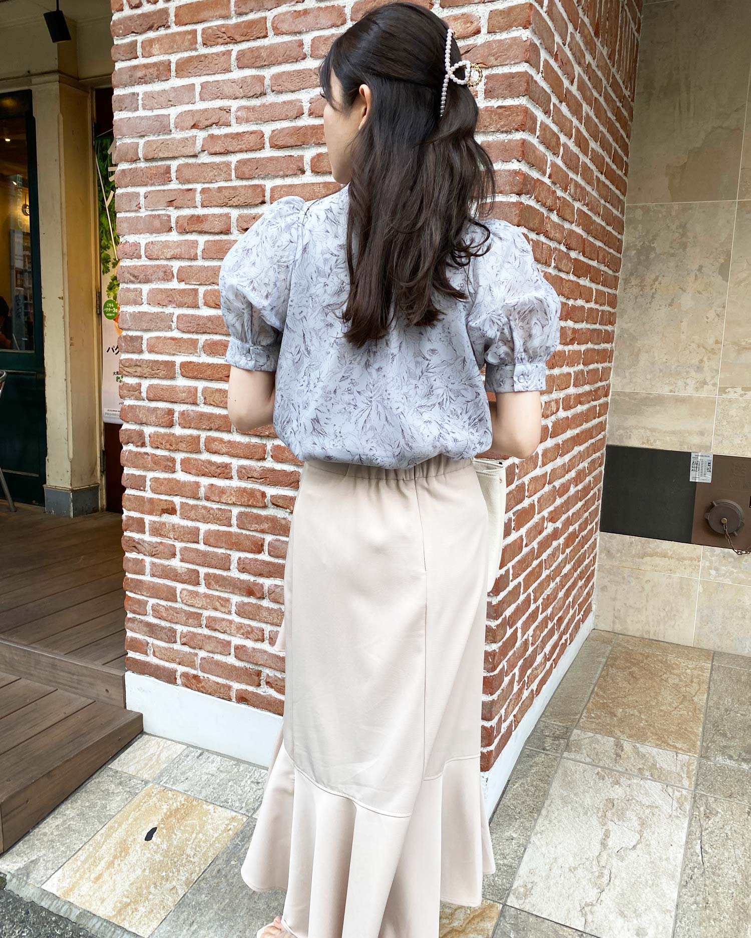 花柄シアー2WAYリボン／ブラウス｜INGNI(イング) 公式通販｜INGNI STORE