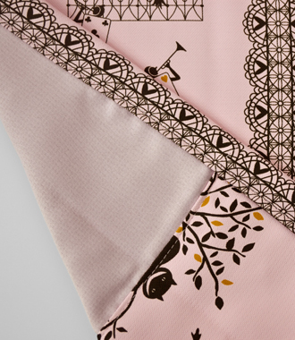 遮光2級プリントカーテン KKアリス（D-1193）｜カーテン通販専門店