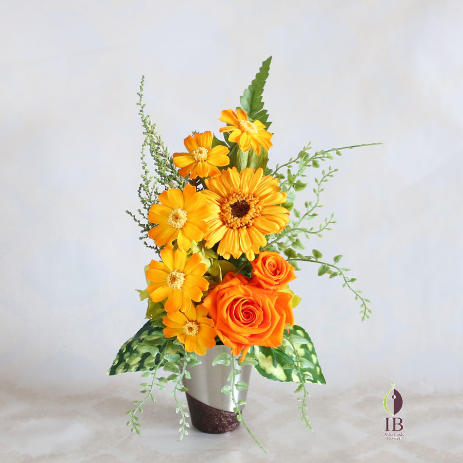 プリザーブドフラワー スタイリッシュな仏花 220811nk | ブリザーブド