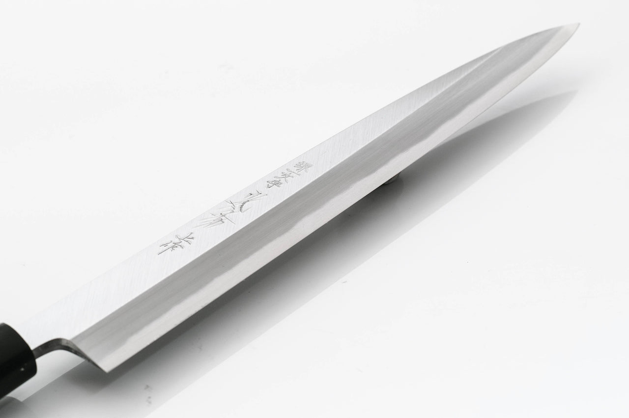 堺一文字光秀 白鋼 霞研 柳刃包丁