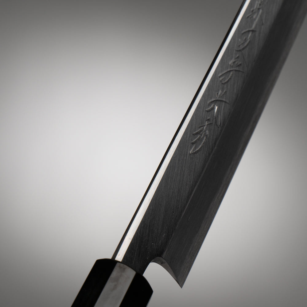 堺一文字光秀 白一鋼 紋鍛錬 切付柳刃包丁