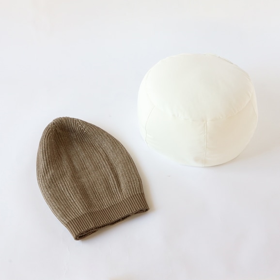 MINI PUUF MELANGE Sepia brown｜1人掛け｜IDEE SHOP Online