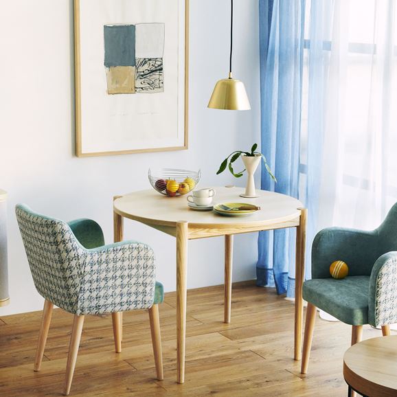 NOVA DINING TABLE ROUND 900 Natural×Natural｜ダイニングテーブル