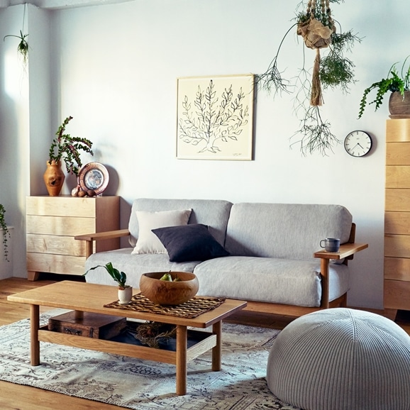 PUUF Cover White×Black MIX｜1人掛け｜IDEE SHOP Online