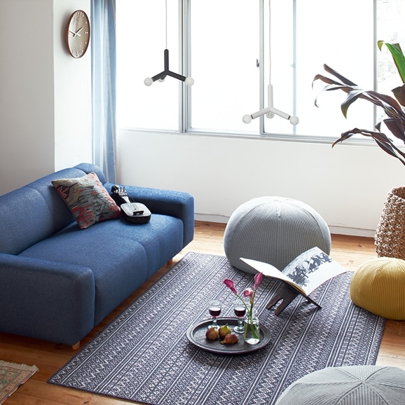 PUUF Cover White×Black MIX｜1人掛け｜IDEE SHOP Online