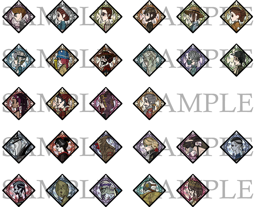 五人格 第五舞台 Ep3 ステンドグラス アクリルキーホルダー 占い師 五