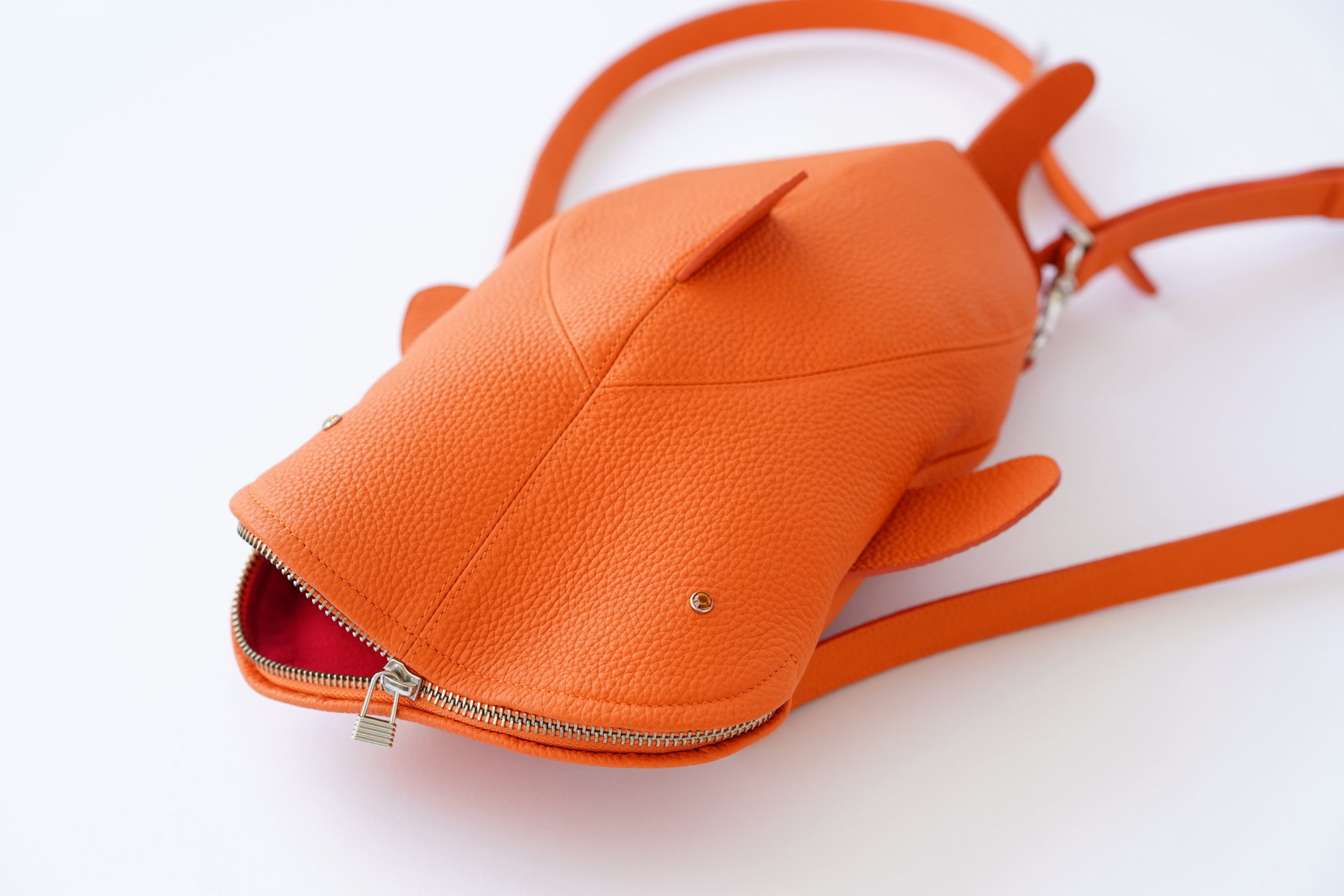 id.JDX リュックサック オレンジ | i.d.o デザイン レザーグッズ