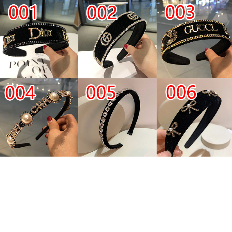 シャネル グッチ ディオール ブランド ヘアターバン ヘアバンド ヘア