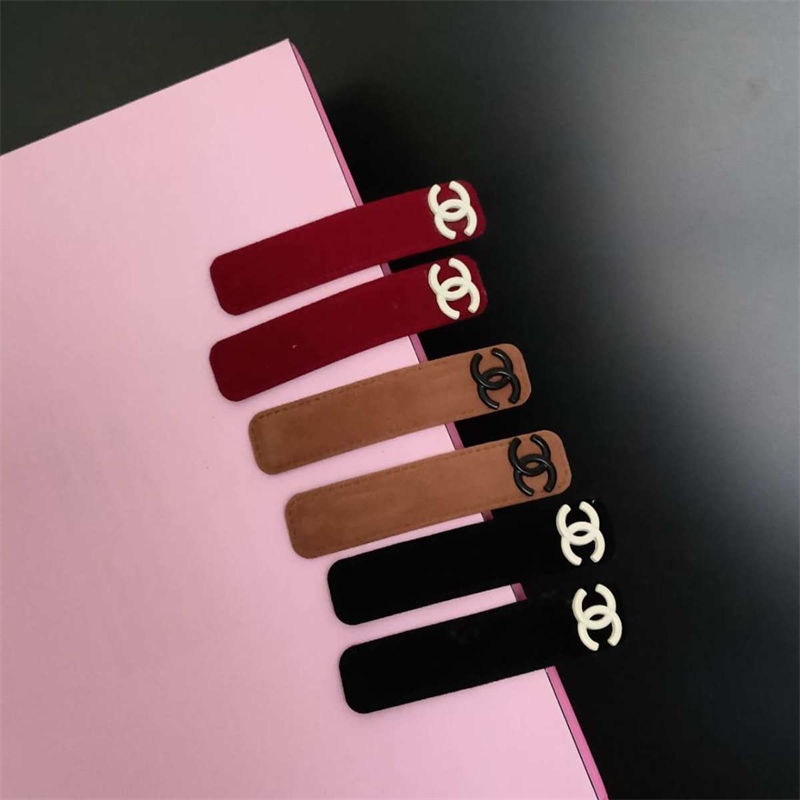 シャネル 前髪クリップ かわいい 2個入 あとがつかない 前髪 Chanel