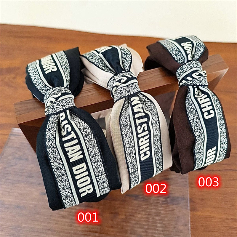 ディオールカチューシャdiorブランド可愛い蝶結びヘアバンドかわいい