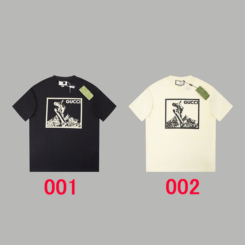 Gucci グッチブランド半袖tシャツカットソー コピー男女兼用