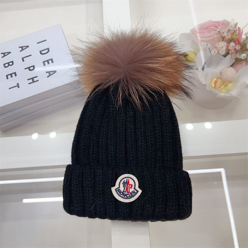 Moncler ニットキャップ モンクレールニット帽 ハイブランド女性用冬の