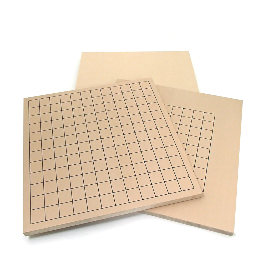 囲碁盤セット 入門4点セット 寿（入門から高段者まで） 19路碁盤