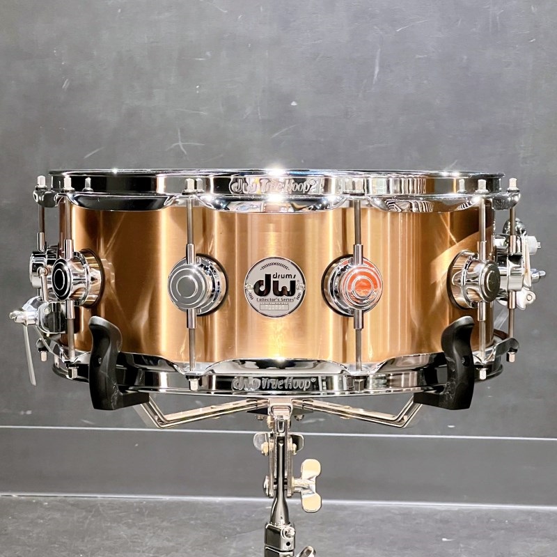 dw DRVZ5514SVC [Collector's Series Brushed Bronze Snare Drum 14