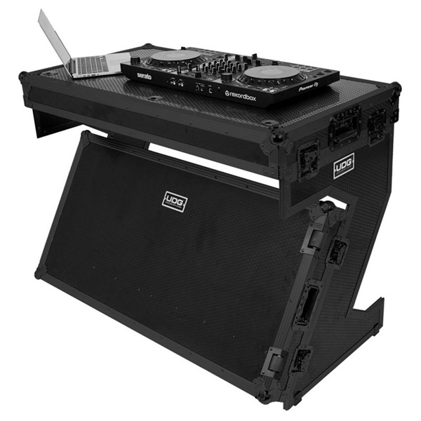 UDG U91072BL Ultimate Z-Style DJテーブル Black ｜イケベ楽器店