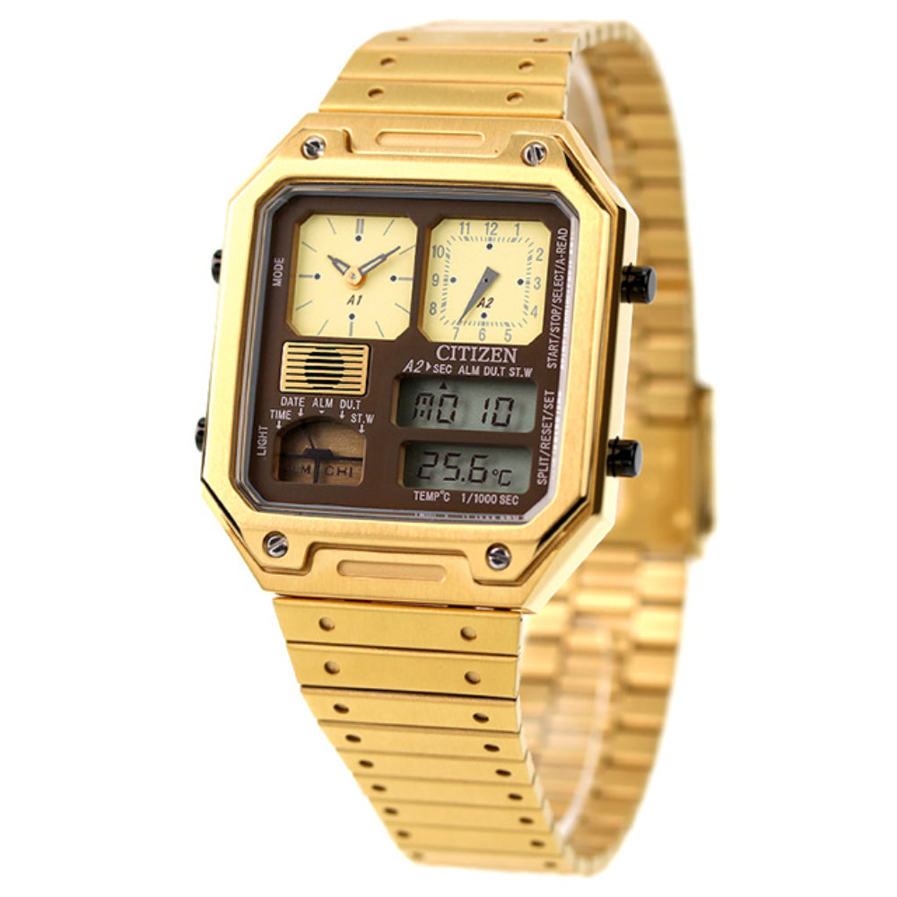 CITIZEN RECORD Thermosensor LABEL Limited JG2122-60W 5 ATM watch