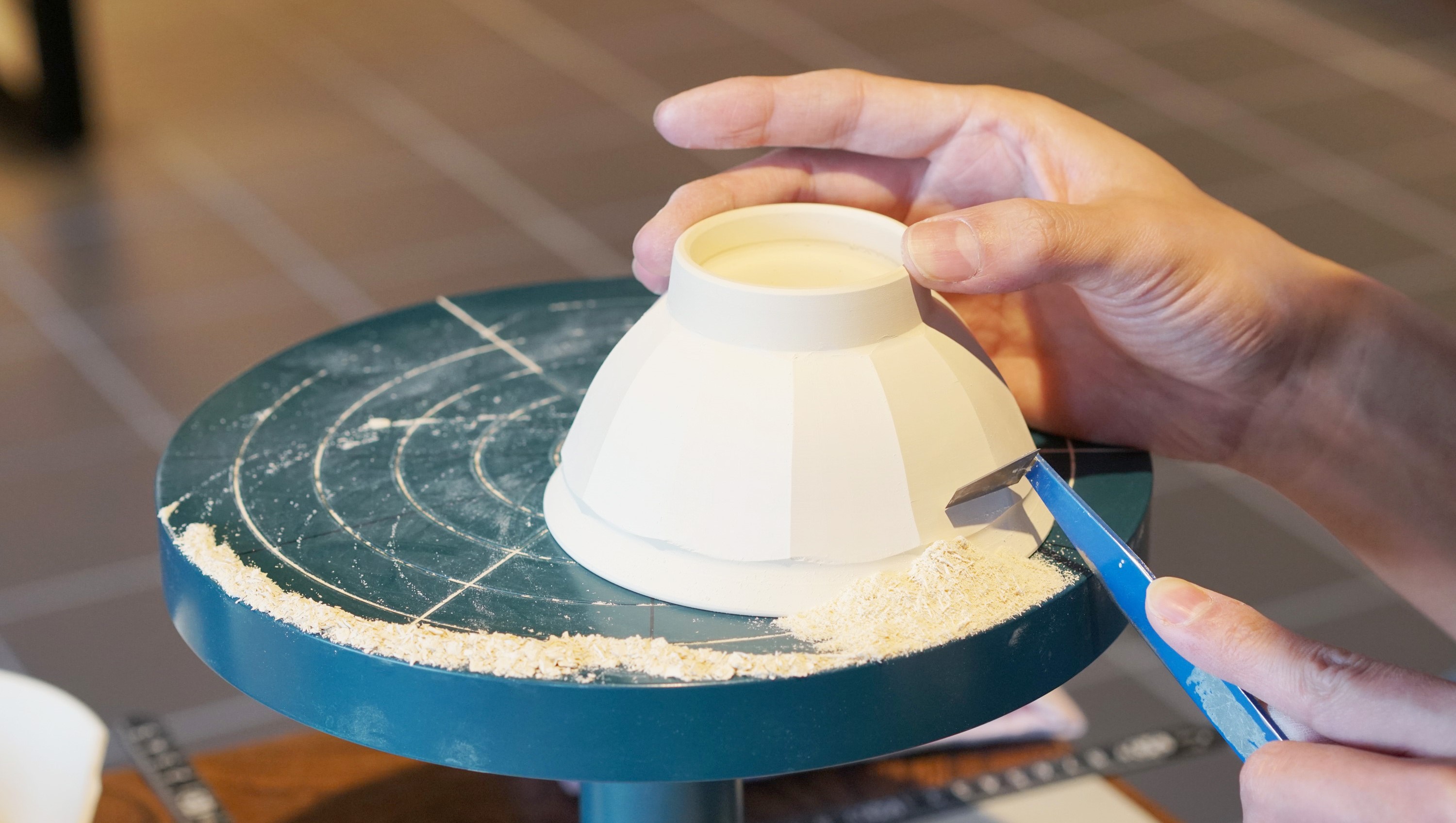 阿部春弥 掛分面取カップ