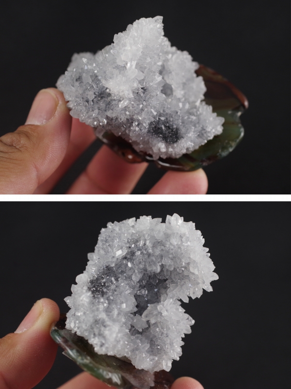 水晶クラスター結晶 105g 天然石販売 名取貴石 天然石原石鉱物結晶