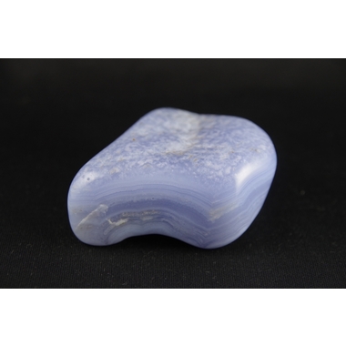 ブルーレースアゲート原石磨き227g 天然石販売 名取貴石 天然石