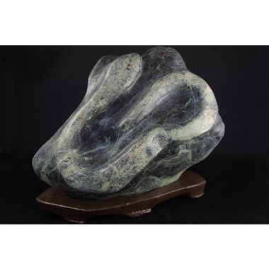 蛇紋石3．0kg 鑑賞石 天然石販売 名取貴石 天然石原石鉱物結晶