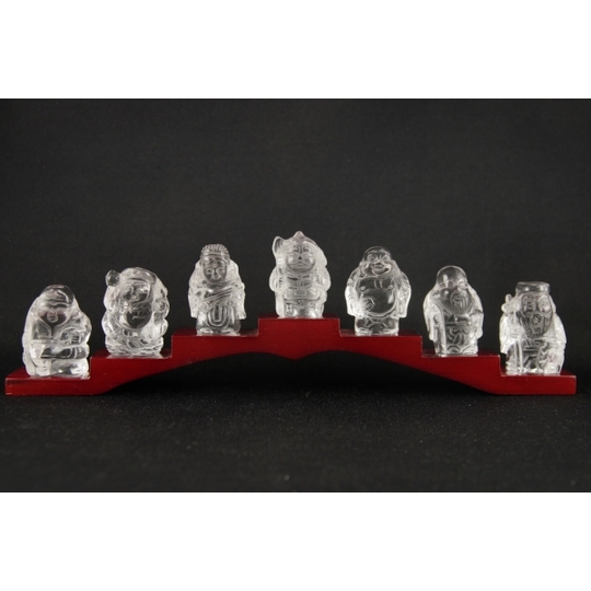 七福神セット 天然石販売 名取貴石 天然石原石鉱物結晶アクセサリ販売