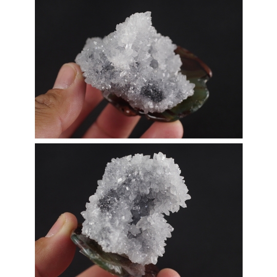 水晶クラスター結晶 105g 天然石販売 名取貴石 天然石原石鉱物結晶