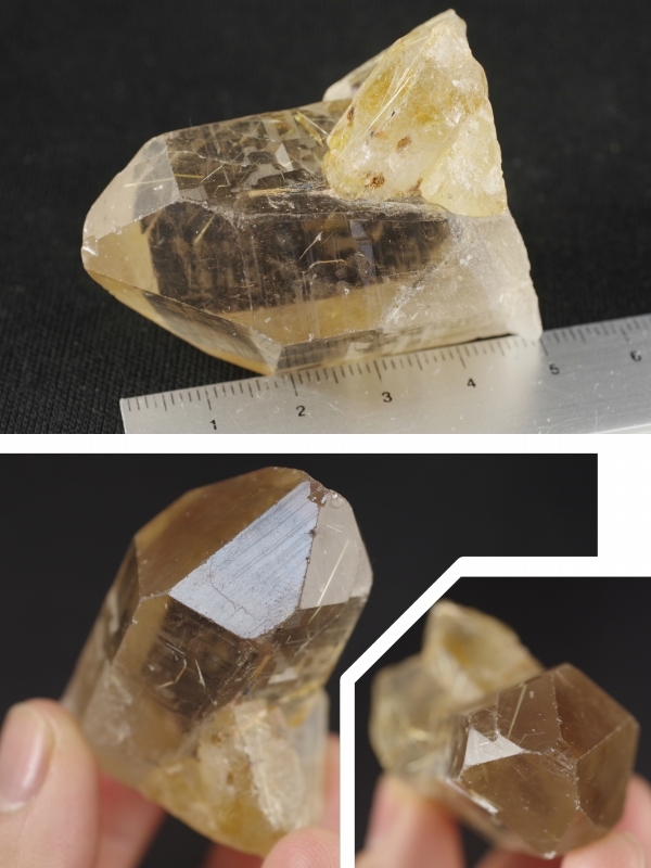 ルチルクォーツ原石ポイント70g 天然石販売 名取貴石 天然石原石