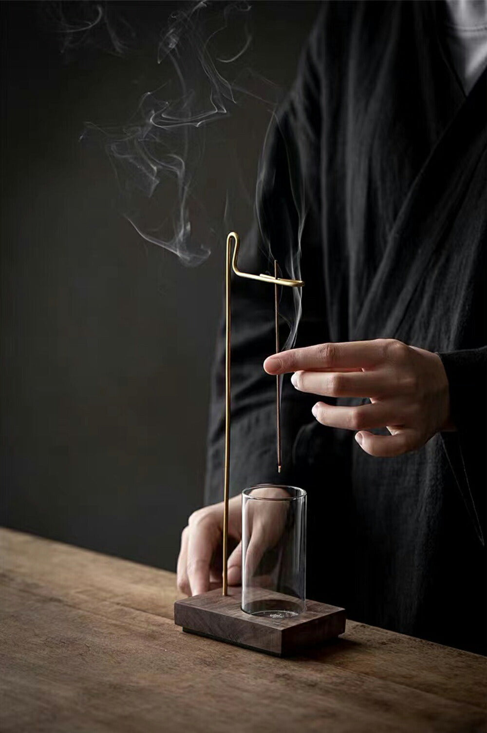 IwaiLoft【雅】お香立て 線香立て 吊り下げ お香たて 吊るす ガラスの