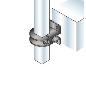 シャフトブラケット 角シャフト用 フランジ付タイプ ｜ 機械部品・FA