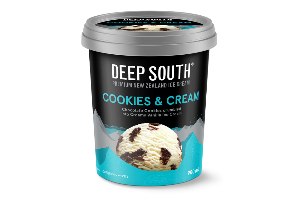 DEEP SOUTH クッキー＆クリーム950ml｜イワタニフーズ株式会社