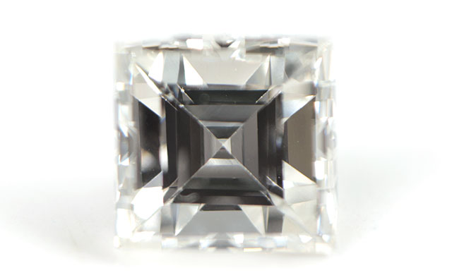 天然ダイヤモンドルース(裸石) 0.164ct, Fカラー, SI-1, スクエア