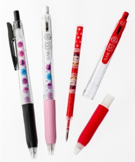 数量限定ペコちゃんボールペンお菓子の香りもついたゼブラ「サラサ