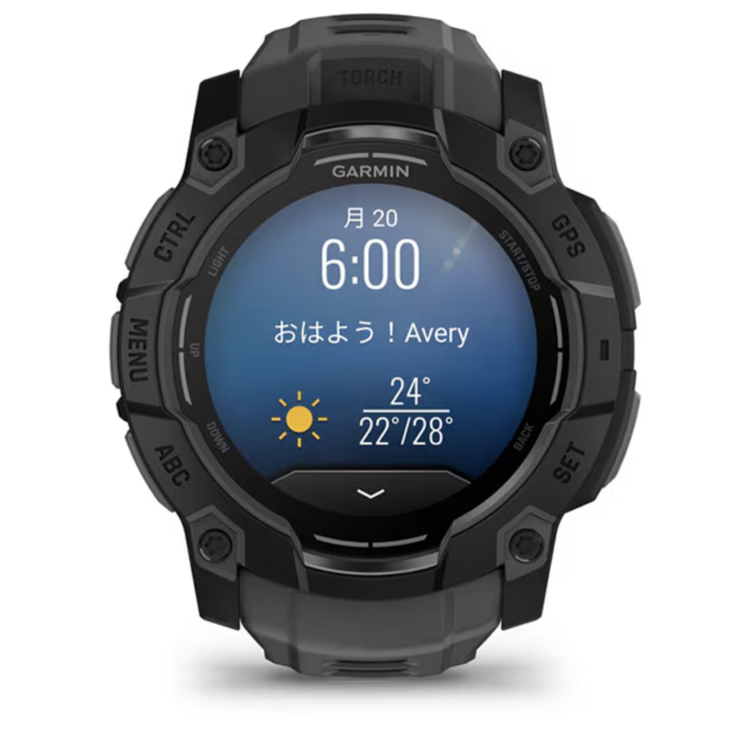 ガーミン GARMIN Instinct3 AMOLED Black Suica対応 タフネスGPS