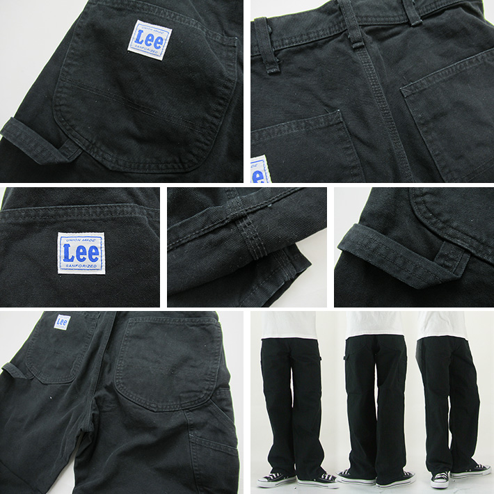 Lee ペインターパンツ ブラック DUNGAREES BLACK PAINTER PANTS LM7288