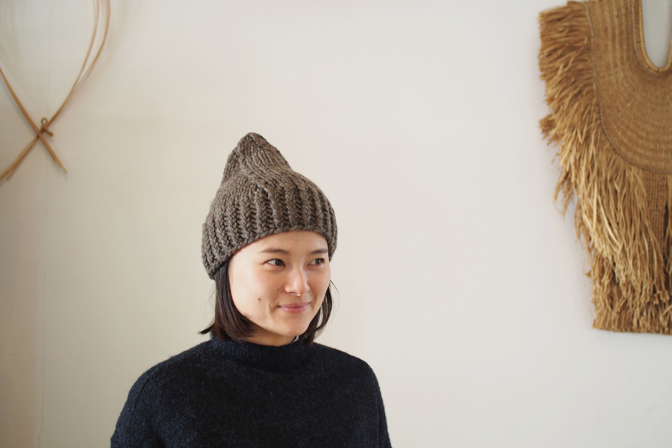 ロービングウールニットキャップ(yourwear) - ウェブショップ