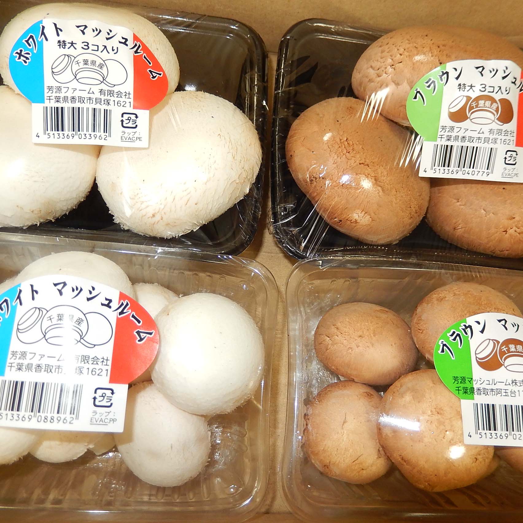 マッシュルーム ジャンボ＆A品詰合せ【2規格×2品種】 JAかとり: JA