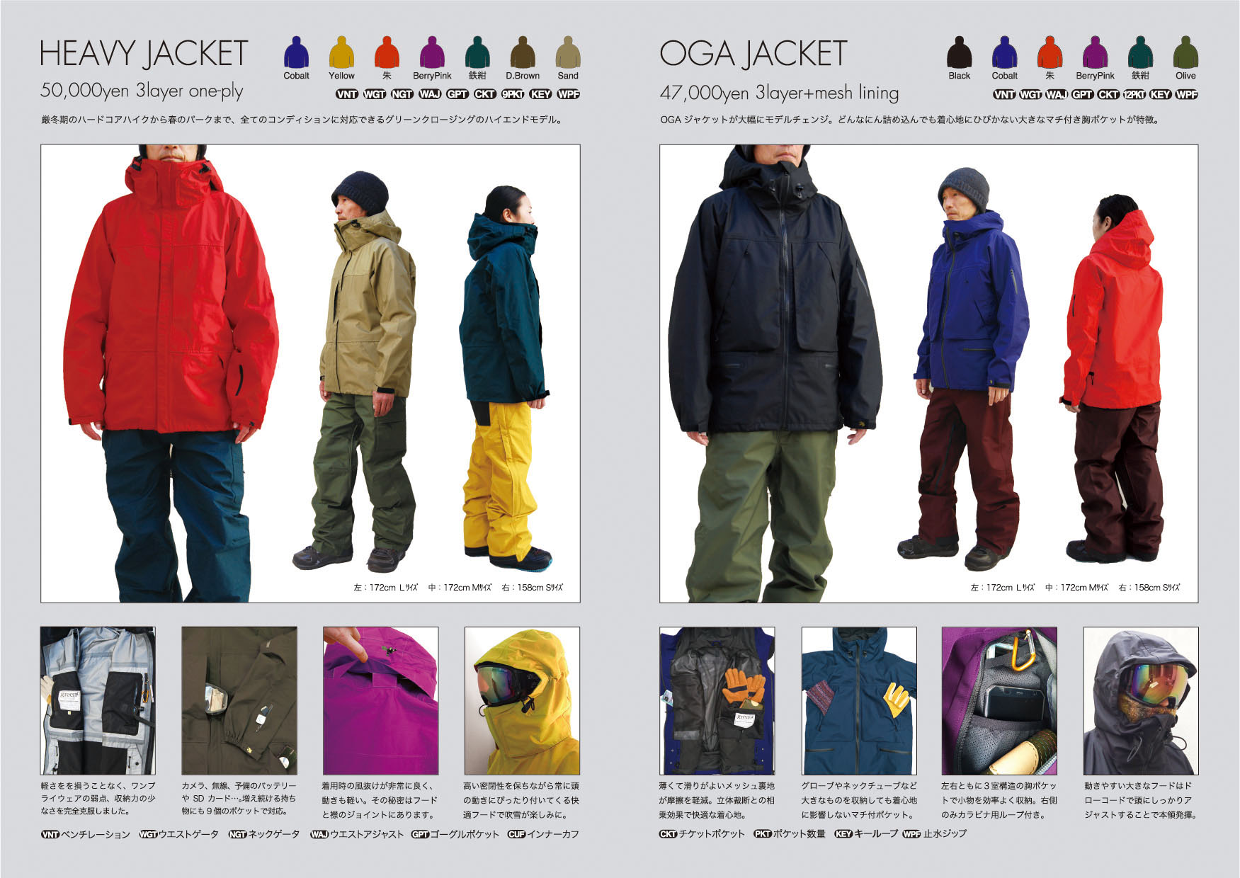 greenclothing XS コーラル 2018-19 heavy greenclothing XS コーラル